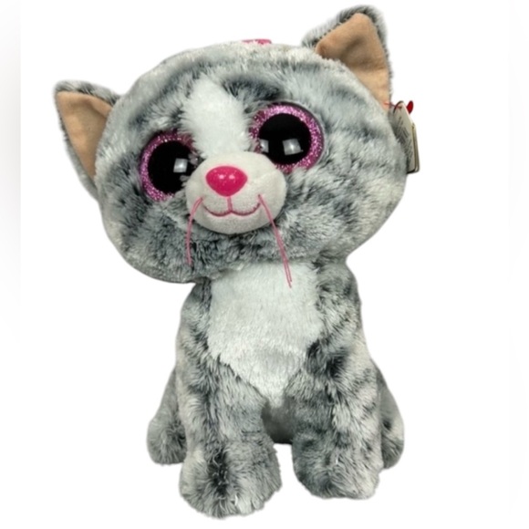 TY Kiki Grey Cat 2016 - Picture 1 of 11